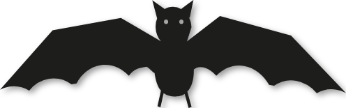 Sticker chauve souris Murin à oreilles