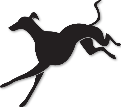 Sticker chien Lévrier