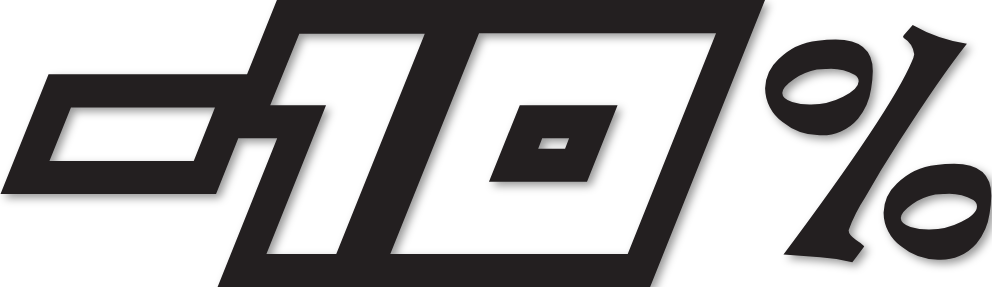 Sticker chiffre -10%