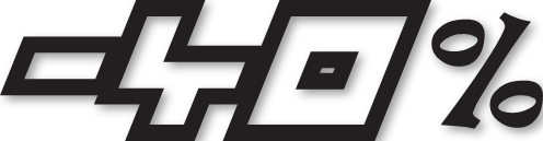 Sticker chiffre marquage -40%