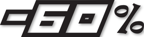 Sticker chiffre marquage -60%