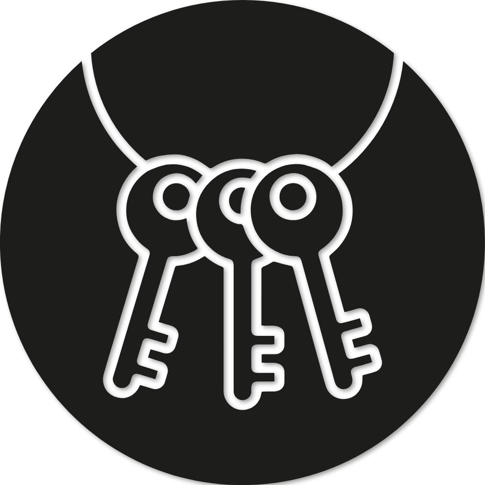 Sticker jeux de 3 clefs