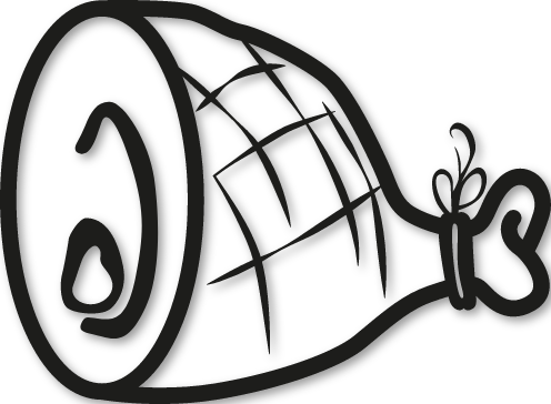 Sticker jambon de cochon