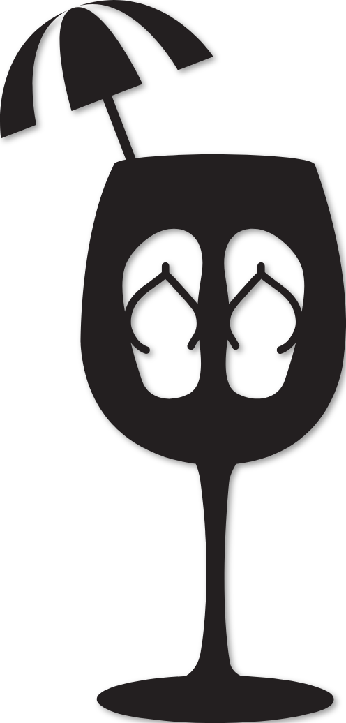 Stickers cocktail de plage