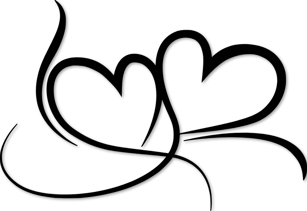 Sticker coeurs love design