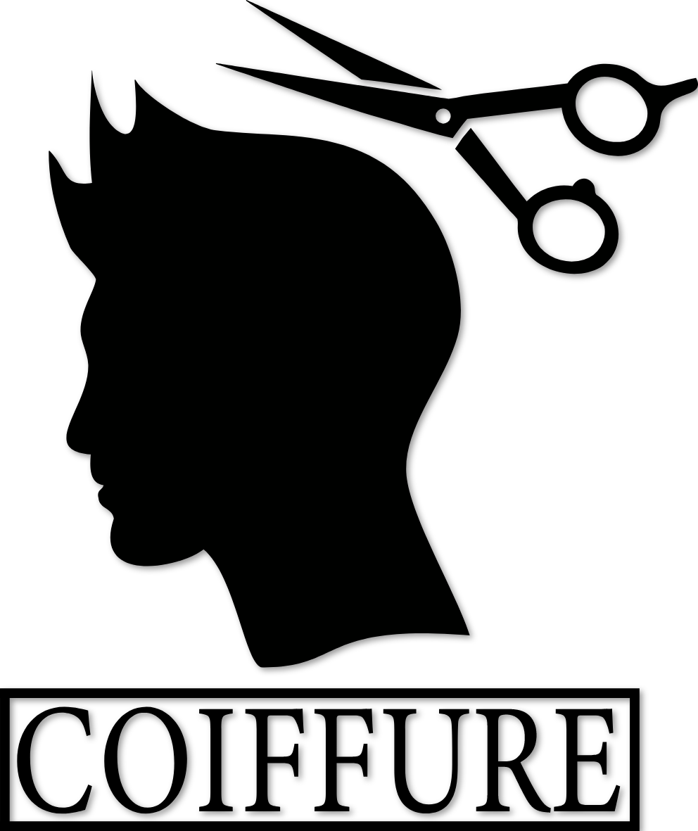 Sticker coiffure homme ciseaux