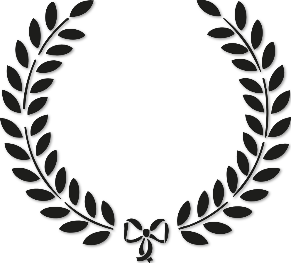 Sticker couronne de laurier FLE01