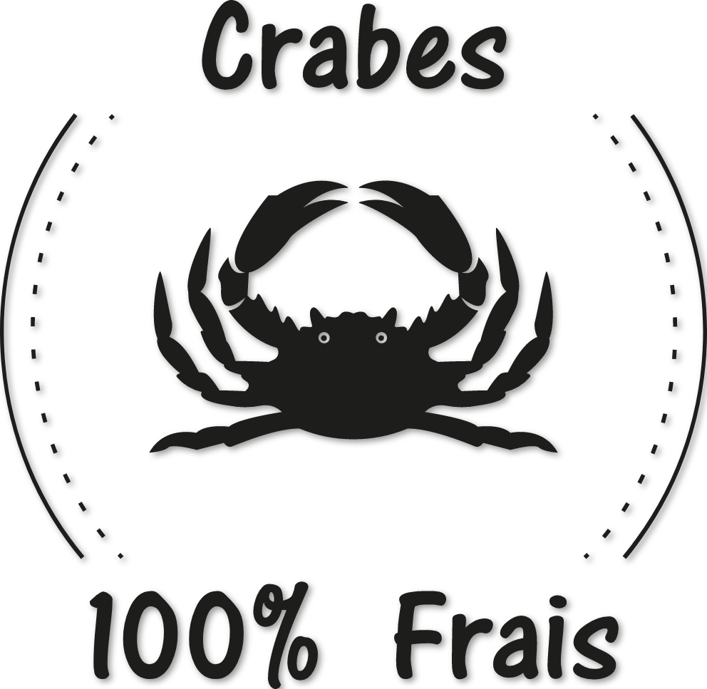 Sticker crabe frais
