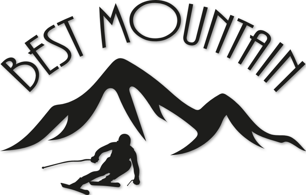 Sticker déco best mountain gauche