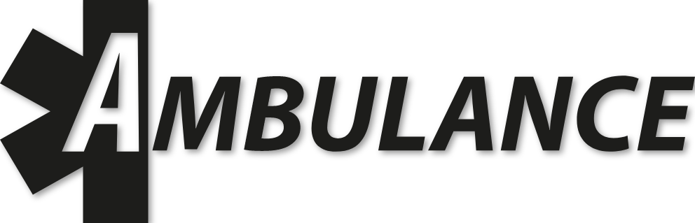 Sticker demi croix ambulance