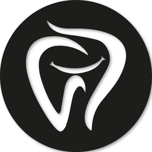 Sticker rond dent design