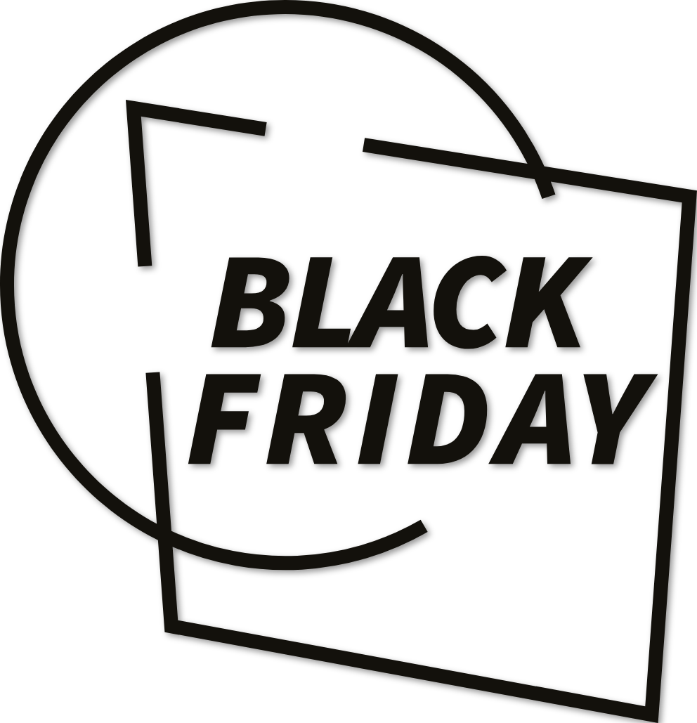 Sticker design Black Friday