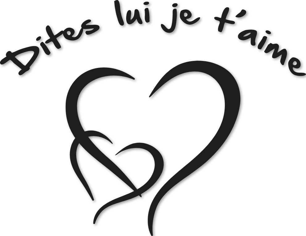 Sticker dites lui je t'aime