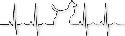 Sticker électrocardiogramme chien