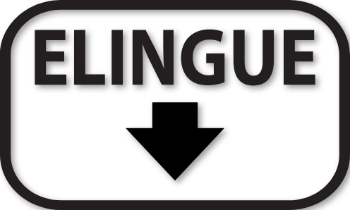 Sticker ELINGUE avec flèche
