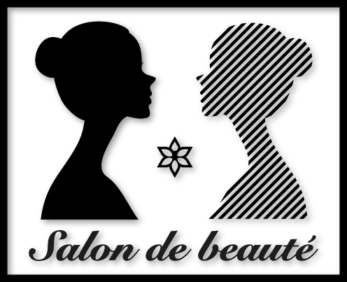 Sticker cadre salon de beauté