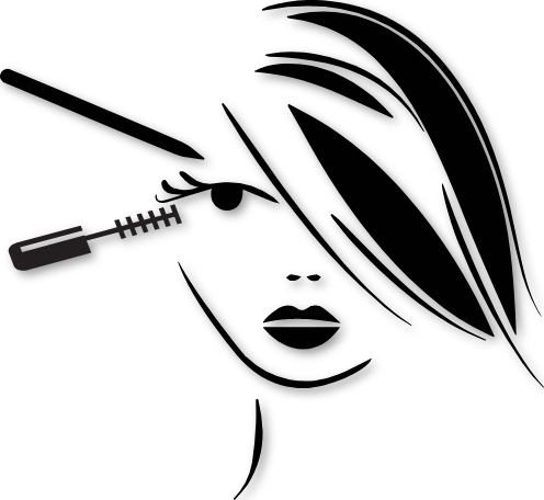 Sticker visage, maquillage, sourcils