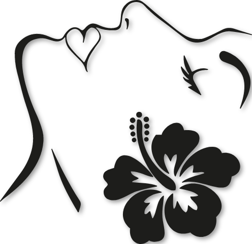 Sticker visage reposé