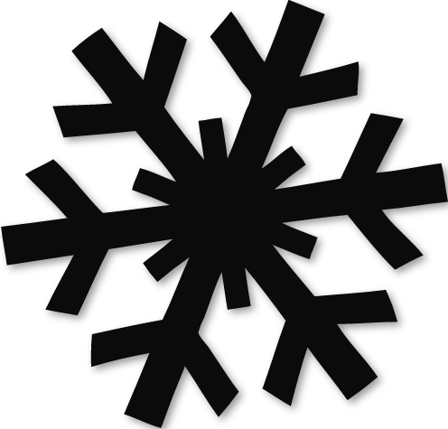 Sticker étoile des neiges