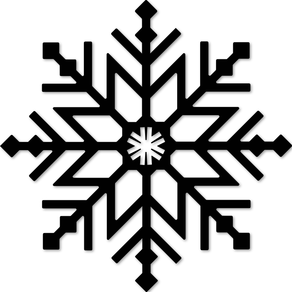 Sticker étoile givrée