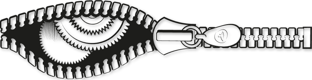 Stickers fermeture éclair