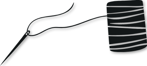 Sticker fil aiguille : RET05