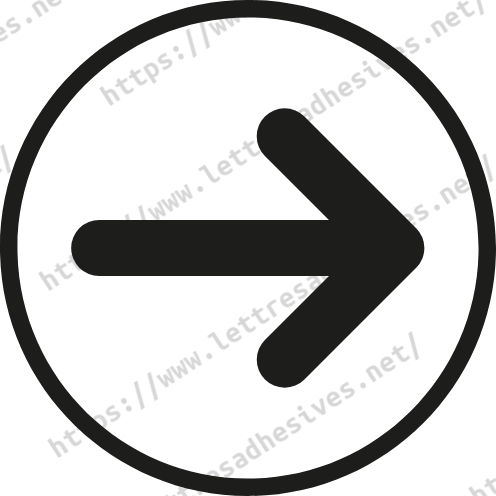 Sticker flèche SF19