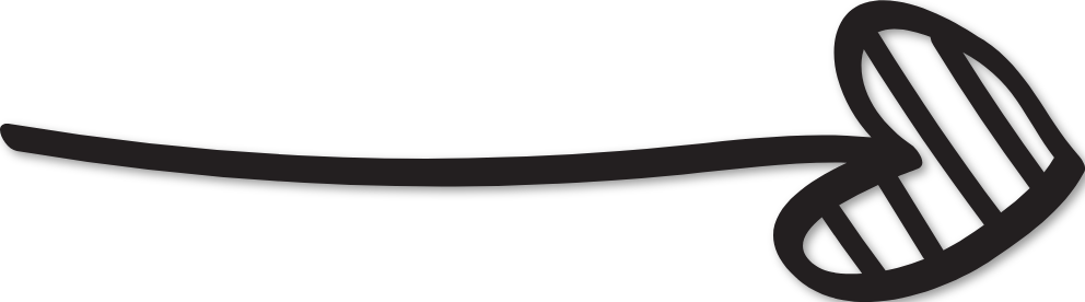 Sticker flèche coeur