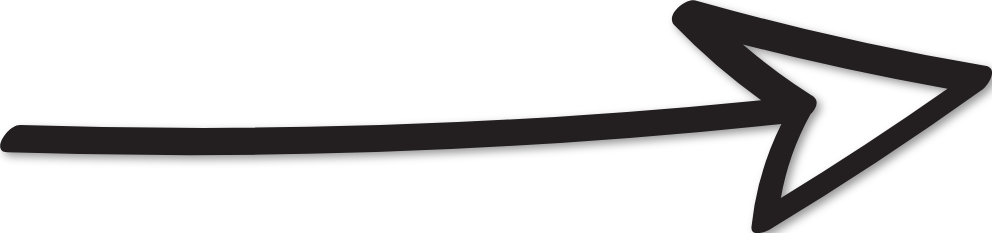 Sticker flèche dessin