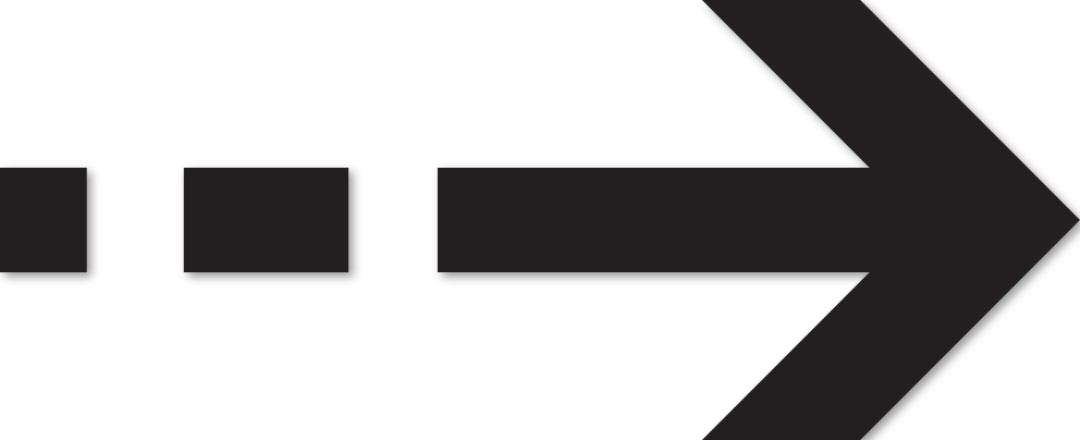 Sticker flèche modèle 27