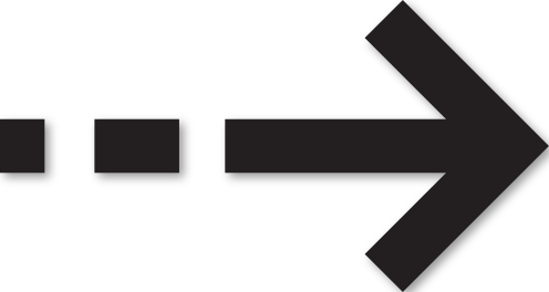 Sticker flèche modèle 28