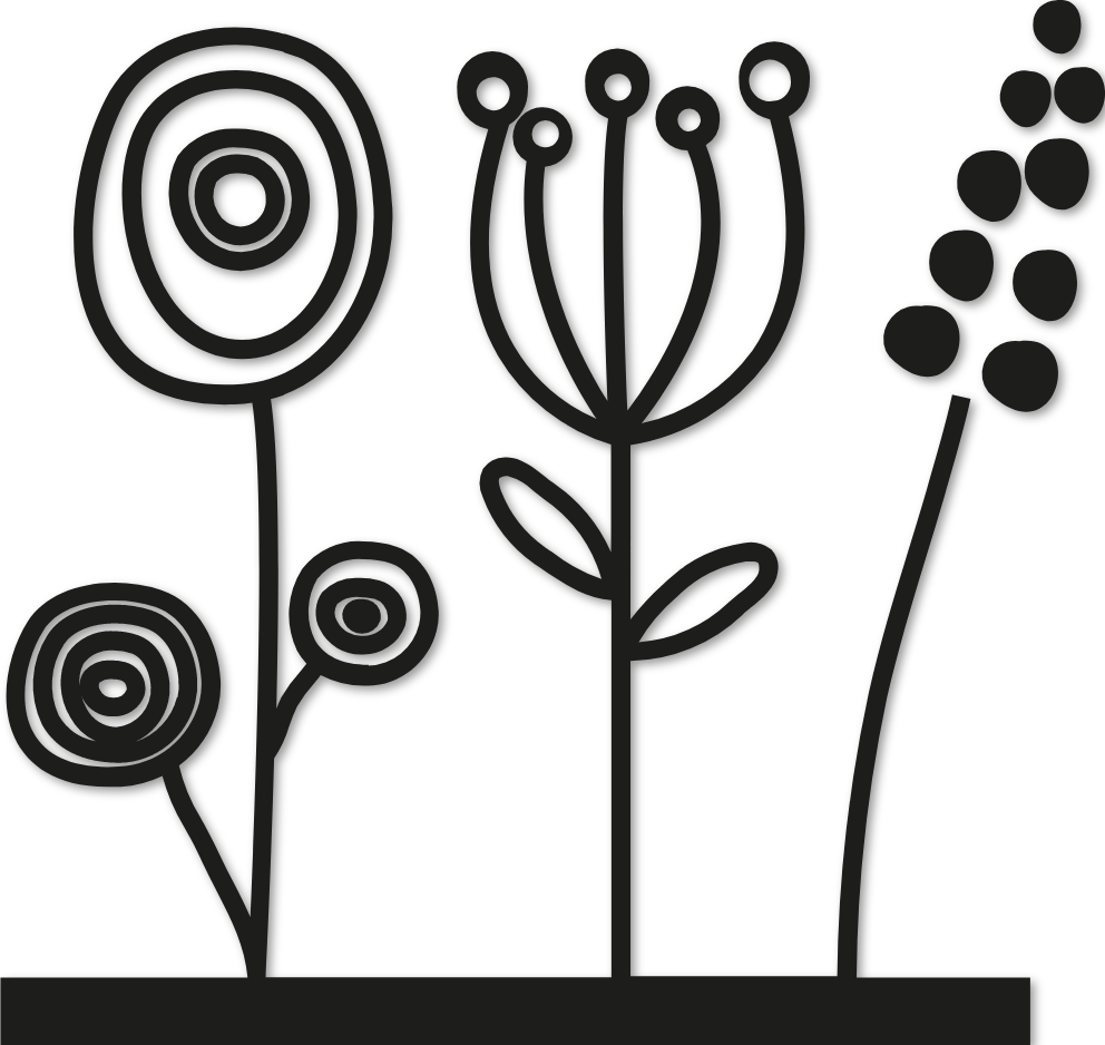 Sticker fleurs design