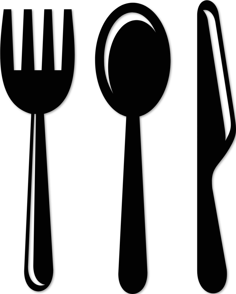 Sticker fourchette, couteau, cuillère
