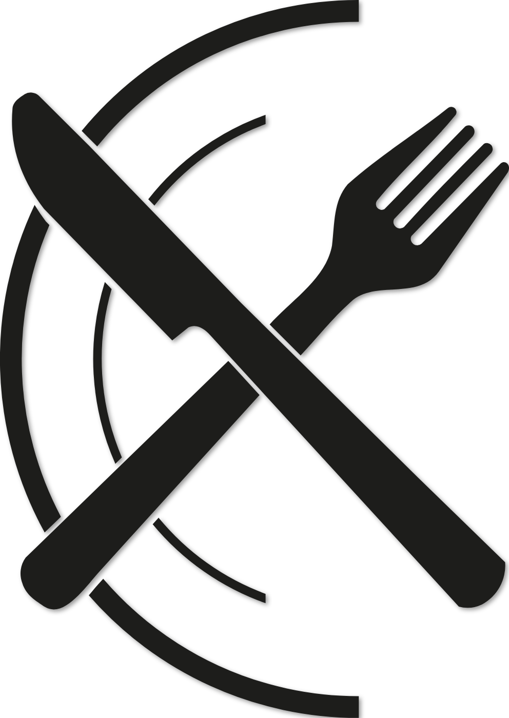 Sticker fourchette et couteau