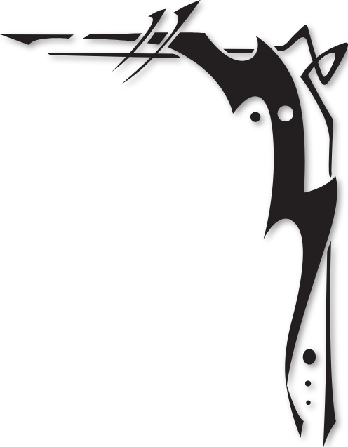 Sticker fresque d'angle