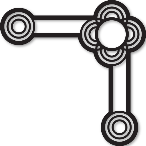 Sticker fresque florale