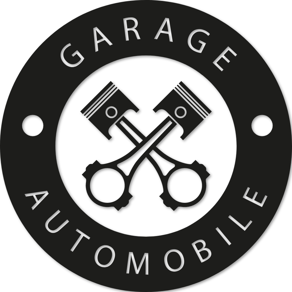 Sticker garage pistons de voiture