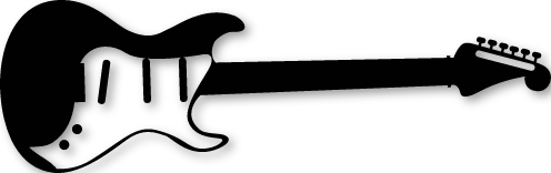 Sticker guitare électrique