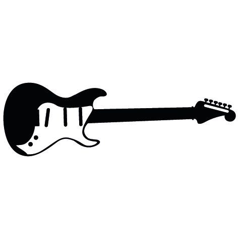Sticker guitare électrique