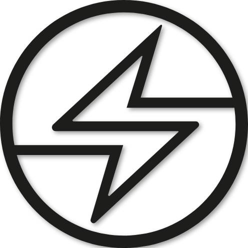 Sticker picto haute tension