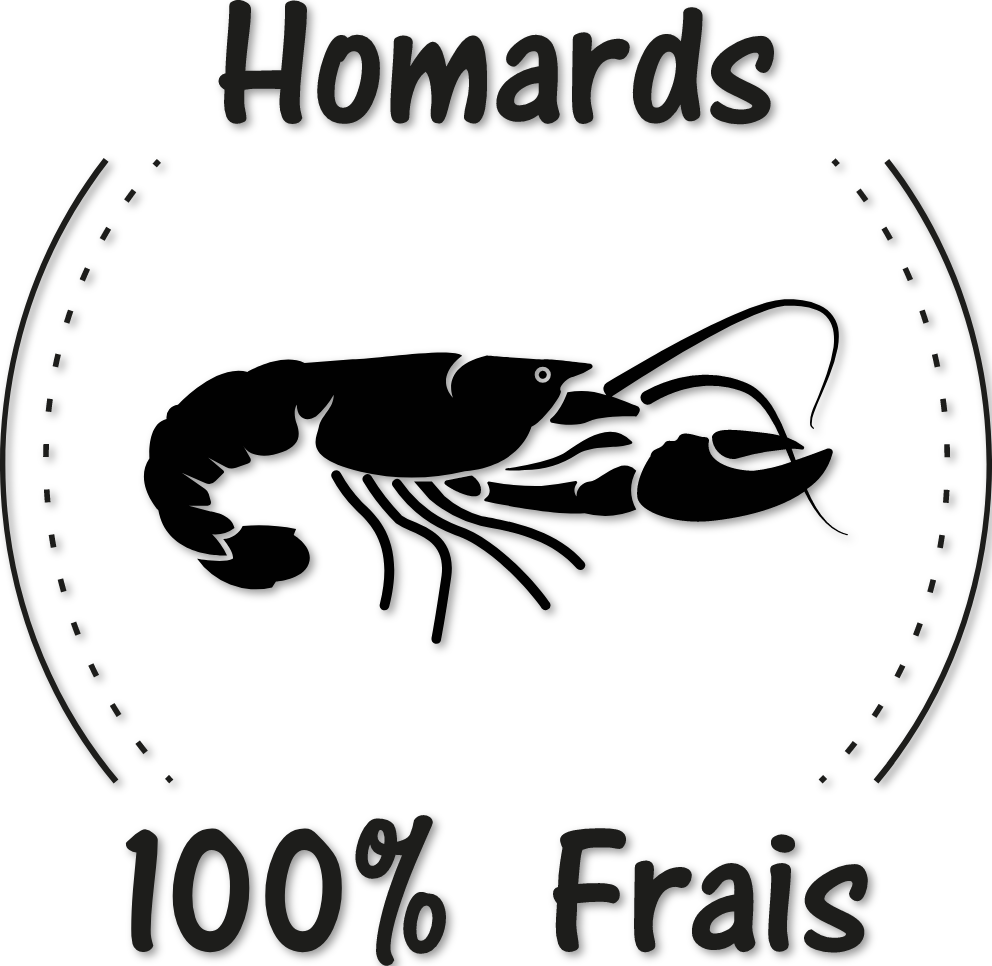 Sticker homard frais