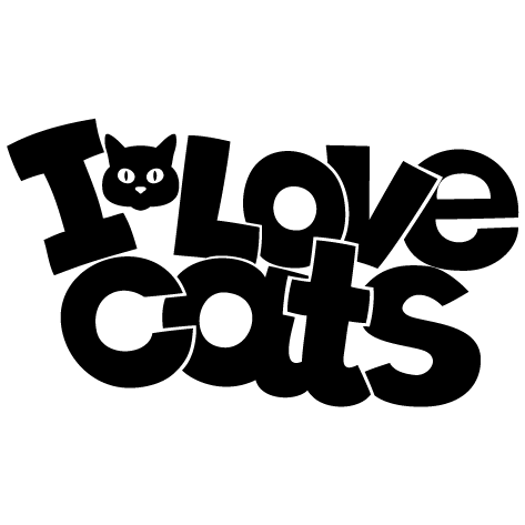 Sticker I Love Cats