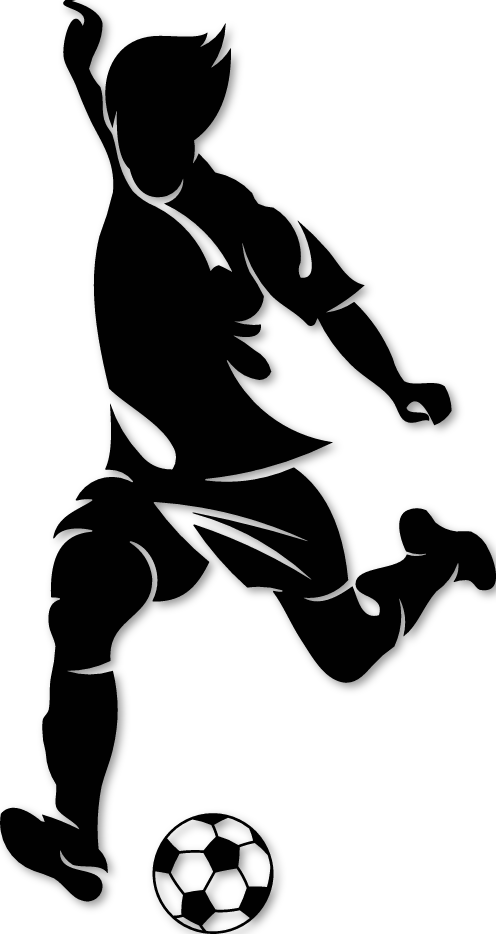 Sticker joueur de foot
