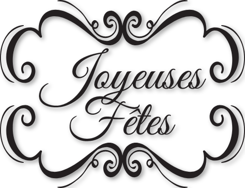 Sticker joyeuses fêtes de noël