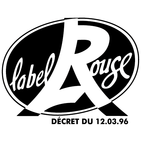 Sticker label rouge