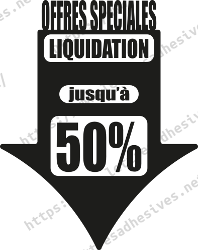 Sticker Liquidation Jusqu’à -50%