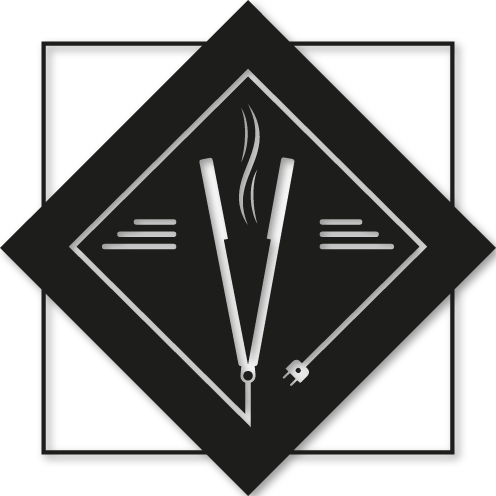 Sticker lisseur coiffeur