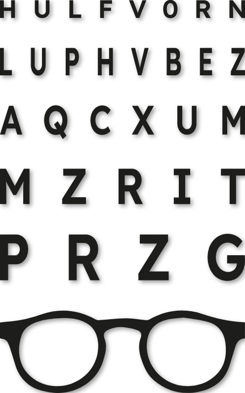 Sticker tableau optométrique