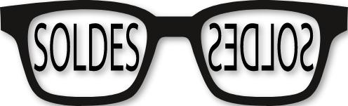 Sticker lunettes soldes