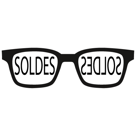 Sticker lunettes soldes
